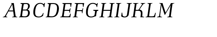 Richler PE Italic Font UPPERCASE