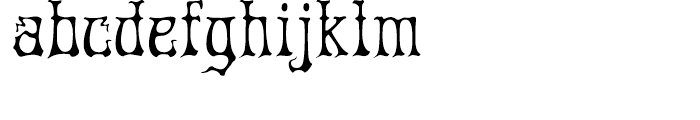 Rick Griffin Regular Font LOWERCASE