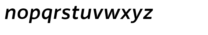 Riona Sans Medium Italic Font LOWERCASE