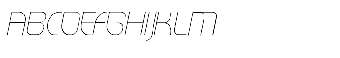 Ript Cure Ultra Light Oblique Font UPPERCASE
