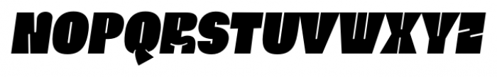 Ria Black Italic Font UPPERCASE