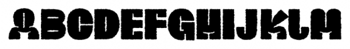 Ria Black Rough Font UPPERCASE