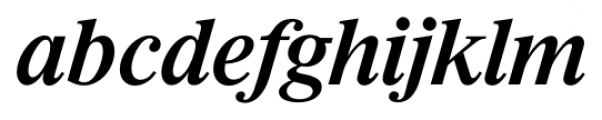 Riccione Serial Medium Italic Font LOWERCASE
