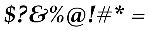 Richler Bold Italic Font OTHER CHARS