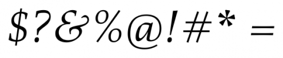 Richler PE Italic Font OTHER CHARS