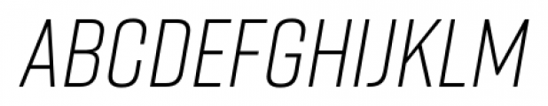 Rift Light Italic Font UPPERCASE