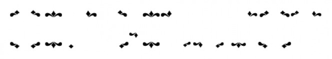Rio Mesa  Fill Serifs Font OTHER CHARS