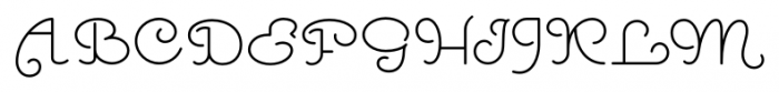 Rio Rita NF Regular Font UPPERCASE