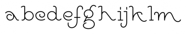 Rio Rita NF Regular Font LOWERCASE