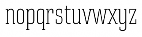 Ristretto Slab Pro ExtraLight Font LOWERCASE