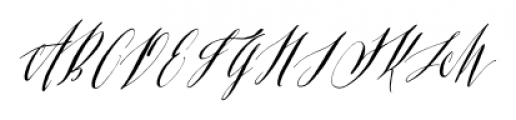 Rivea Upright Font UPPERCASE
