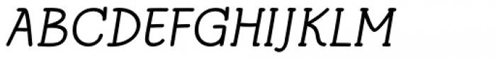 Riacho Condensed Italic Font UPPERCASE