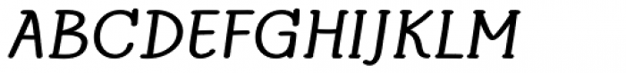 Riacho Condensed Semibold Italic Font UPPERCASE