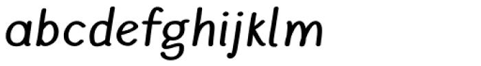 Riacho Condensed Semibold Italic Font LOWERCASE
