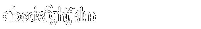 Riada Brush Outline FONT