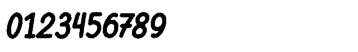 Riada Ink Italic Font OTHER CHARS