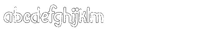 Riada Ink Outline FONT