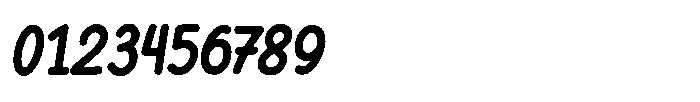 Riada Rust Italic Font OTHER CHARS