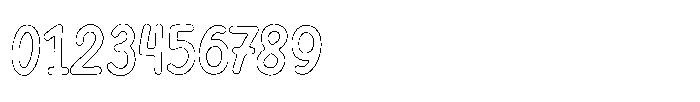 Riada Rust Outline Font OTHER CHARS