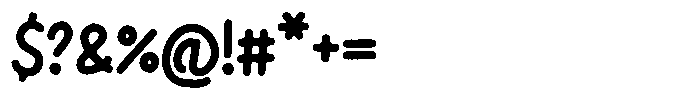 Riada Scratch Font OTHER CHARS