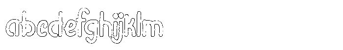 Riada Worn Outline FONT