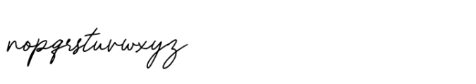 Riads Script Font LOWERCASE