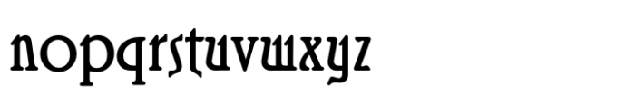 Rialto Std Regular Font LOWERCASE