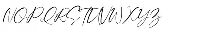 Rianna Pauls Signature Font UPPERCASE