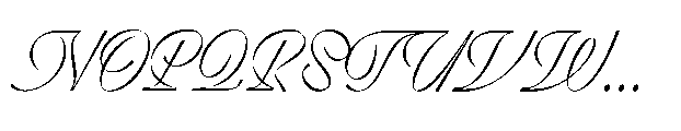 Ribbonetta Font UPPERCASE