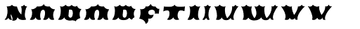 Ribfest Fill T Regular Italic Font LOWERCASE