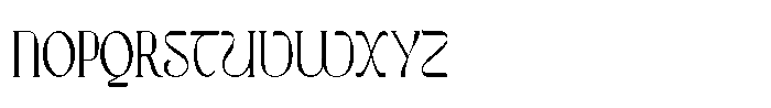 Ribgy Font UPPERCASE