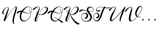 Ricadya Regular Font UPPERCASE