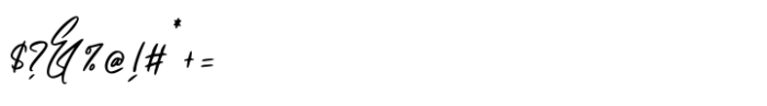 Riccardy Signature Font Font OTHER CHARS