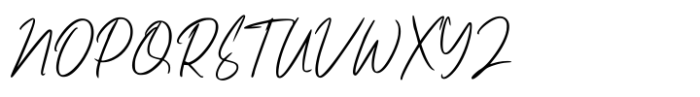 Riccardy Signature Font Font UPPERCASE