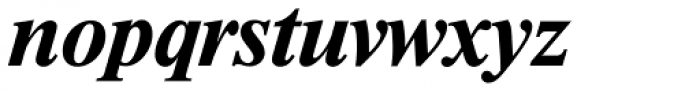 Riccione Serial Bold Italic Font LOWERCASE