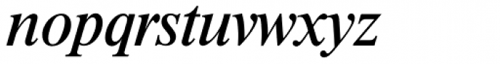 Riccione Serial Italic Font LOWERCASE