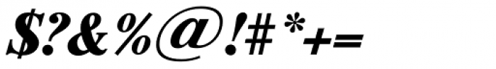 Riccione TS Bold Italic Font OTHER CHARS