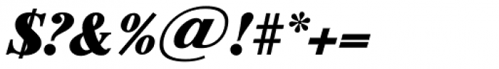 Riccione TS ExtraBold Italic Font OTHER CHARS