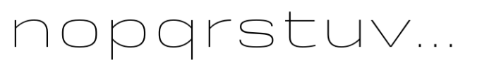 Rice Extra Thin Wide Font LOWERCASE