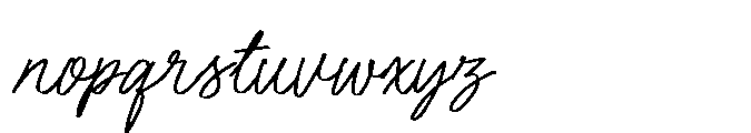 Rich Relation Font LOWERCASE