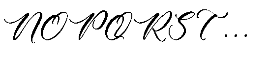 Richard Blooksy Regular Font UPPERCASE