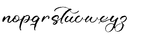 Richard Blooksy Regular Font LOWERCASE