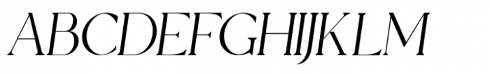 Richard & Caroline Light Italic Font LOWERCASE