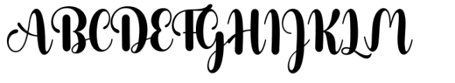 Richard Script Font UPPERCASE