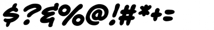 Richard Starkings Bold Italic Font OTHER CHARS