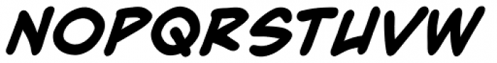 Richard Starkings Bold Italic Font UPPERCASE