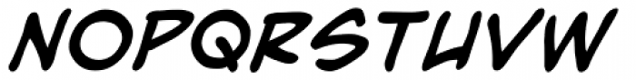 Richard Starkings Italic Font LOWERCASE