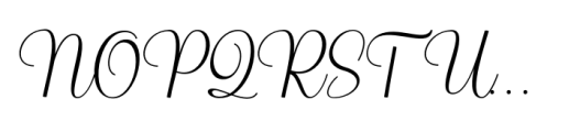 Richardo Regular Font UPPERCASE