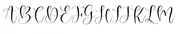 Richela Regular Font UPPERCASE