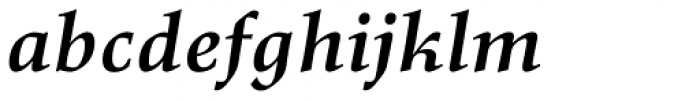 Richler Bold Italic Font LOWERCASE